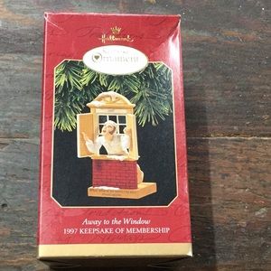 Hallmark Away to the Window 1997 Membership  Ornament